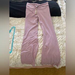 SKIMS cotton jersey fold over pants L